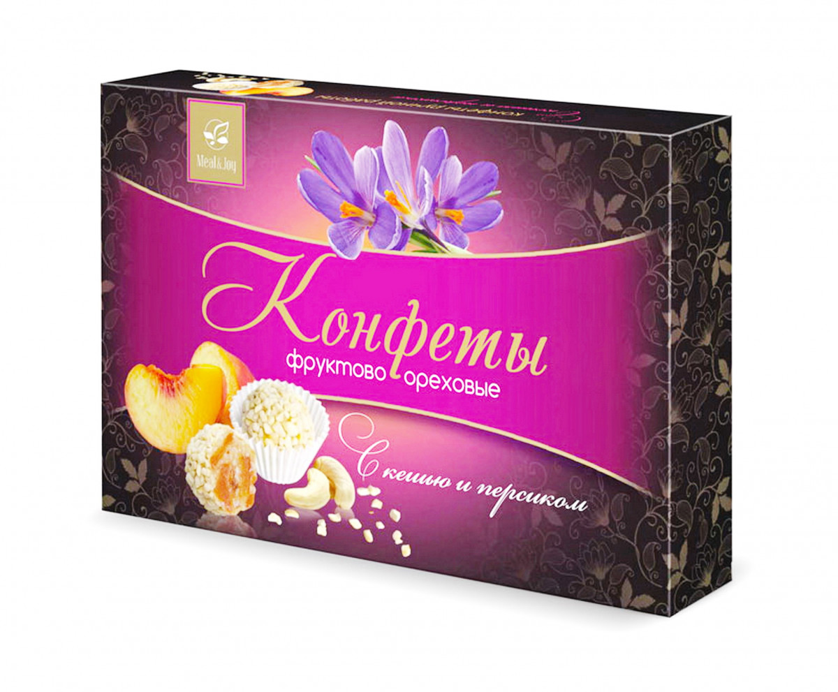 Gift Original "Кешью и персик", конфеты 115 г., (картонная упаковка)
