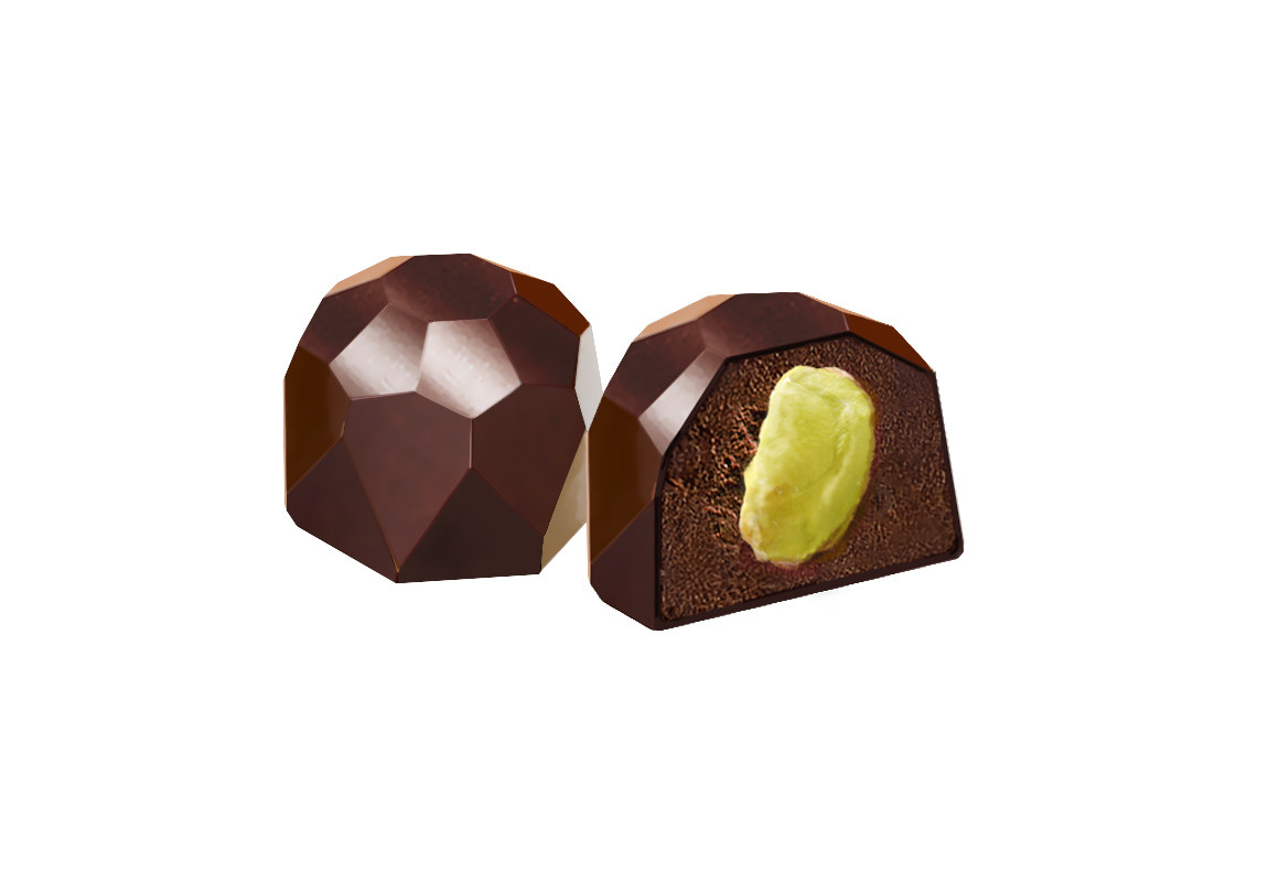 Candies Сarob "Шоколадные конфеты из кэроба с Фисташками", 60 г.