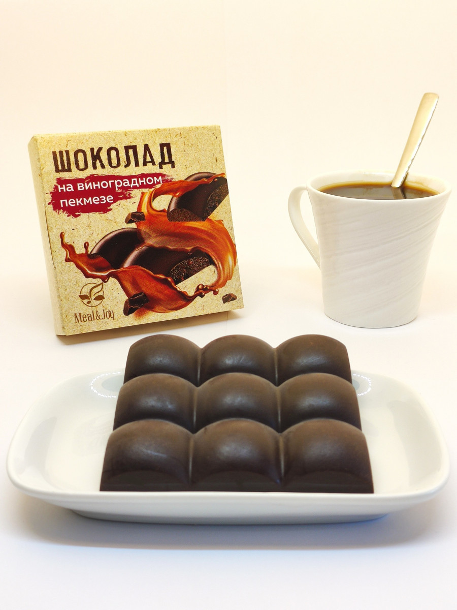 Шоколад на виноградном пекмезе, 70 г.