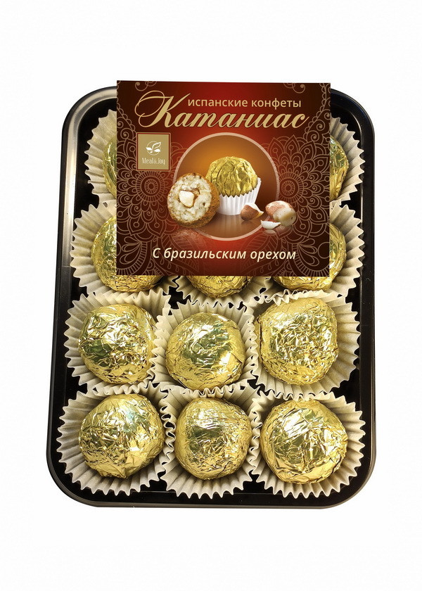 Enjoyment Spain  "Катаниас с бразильским орехом", конфеты 185 г.
