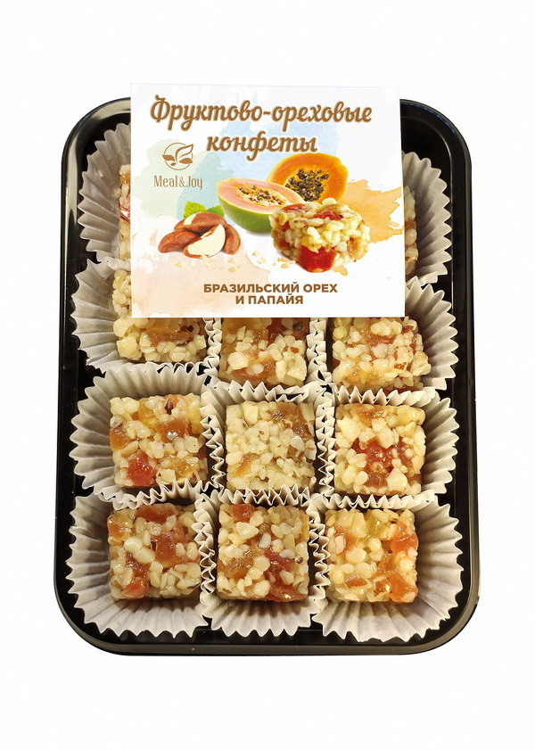 Enjoyment Nut "Бразильский орех и папайя", конфеты 135 г.
