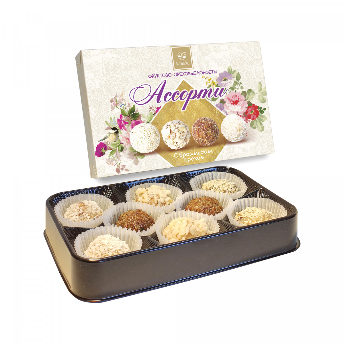 Gift Delight "Ассорти Бразильский орех", конфеты 125 г., (картонная упаковка)