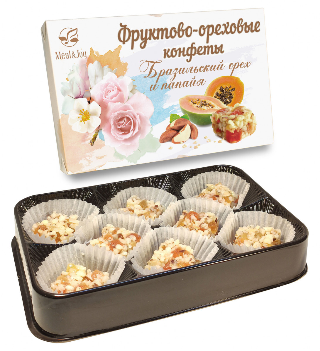 Gift Nut "Бразильский орех и папайя", конфеты 90 г., (картонная упаковка)