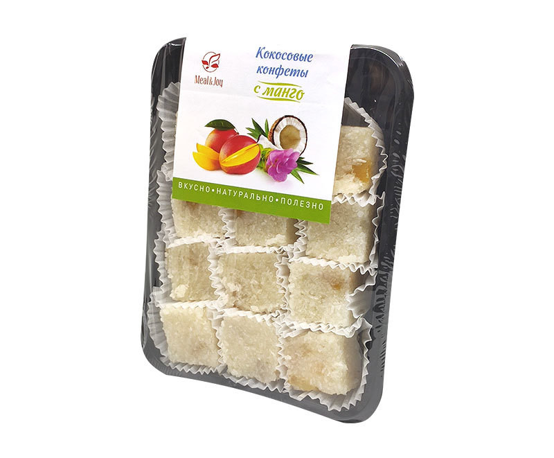 Enjoyment Sweets  "Кокосовые конфеты с манго", 150 г.