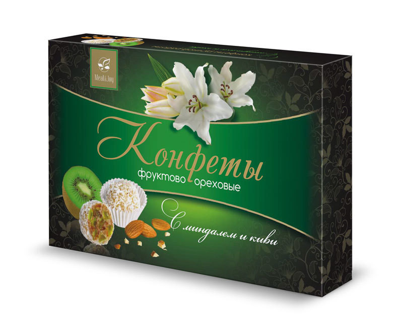 Gift Original "Миндаль и киви", конфеты 130 г., (картонная упаковка)