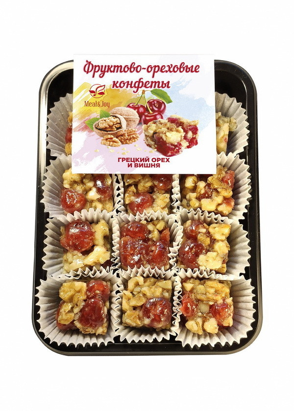 Enjoyment Nut "Грецкий орех и вишня", конфеты 135 г.