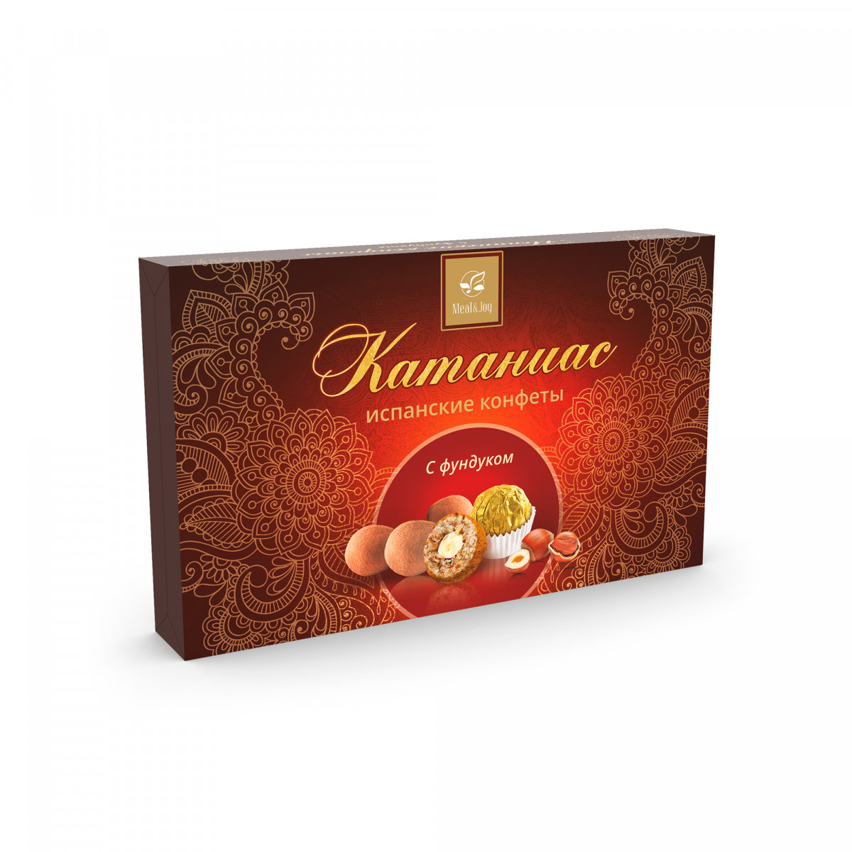 Gift Spain Delight "Катаниас с фундуком", конфеты 125 г., (картонная упаковка)