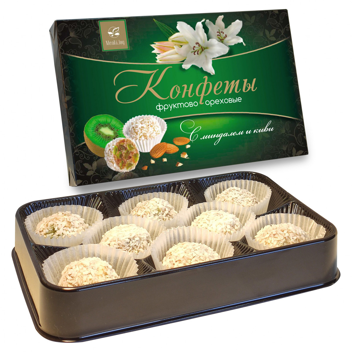 Gift Original "Миндаль и киви", конфеты 130 г., (картонная упаковка)