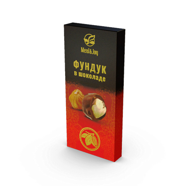 Chocolate cacao "Фундук в шоколаде на финиковом пекмезе", 60 г.