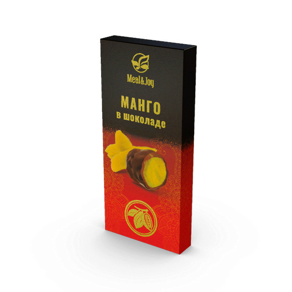 Chocolate cacao "Манго в шоколаде  на финиковом пекмезе", 60 г.