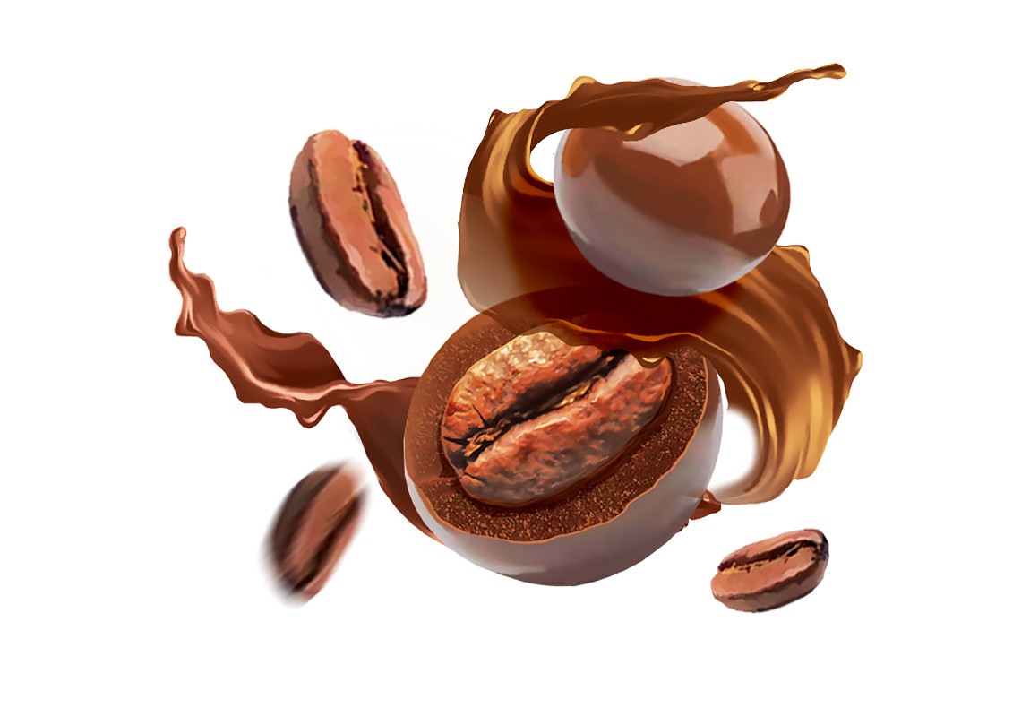 Chocolate Carob "Зерна кофе в шоколаде из кэроба", 60 г.
