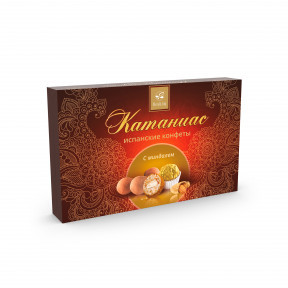 Gift Spain Delight "Катаниас с миндалем", конфеты 125 г., (картонная упаковка)