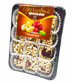Enjoyment "Грильяж Гречневый  с кешью и клюквой", конфеты 80 г.