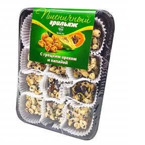 Enjoyment "Грильяж Пшеничный  с грецким орехом и папайей", конфеты 80 г.
