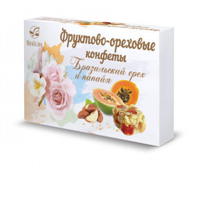 Gift Nut "Бразильский орех и папайя", конфеты 90 г., (картонная упаковка)